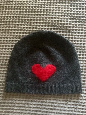 Cashmere Project Red Heart beanie hat